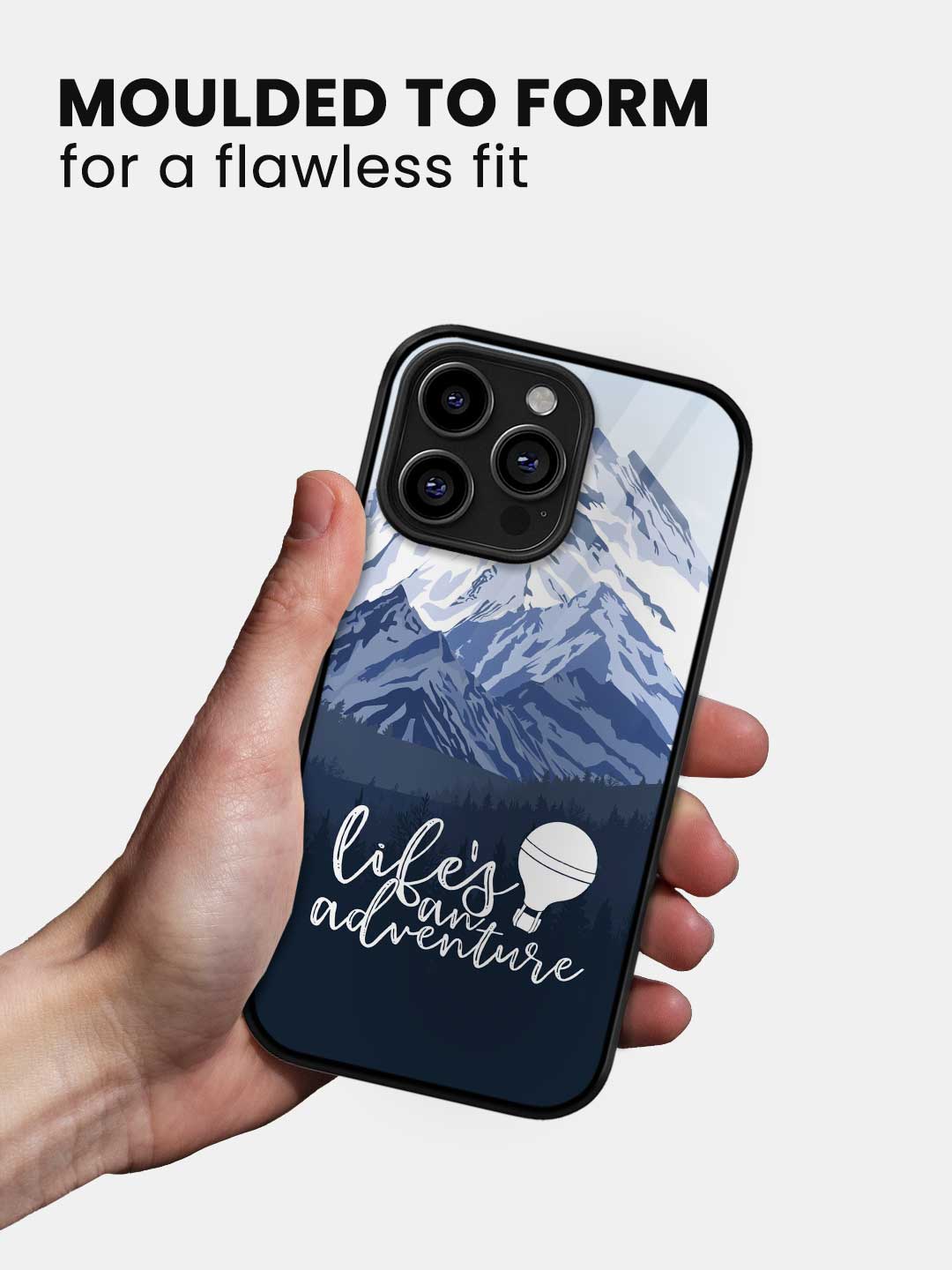Lifes an Adventure - iPhone 13 Pro Glass Cover