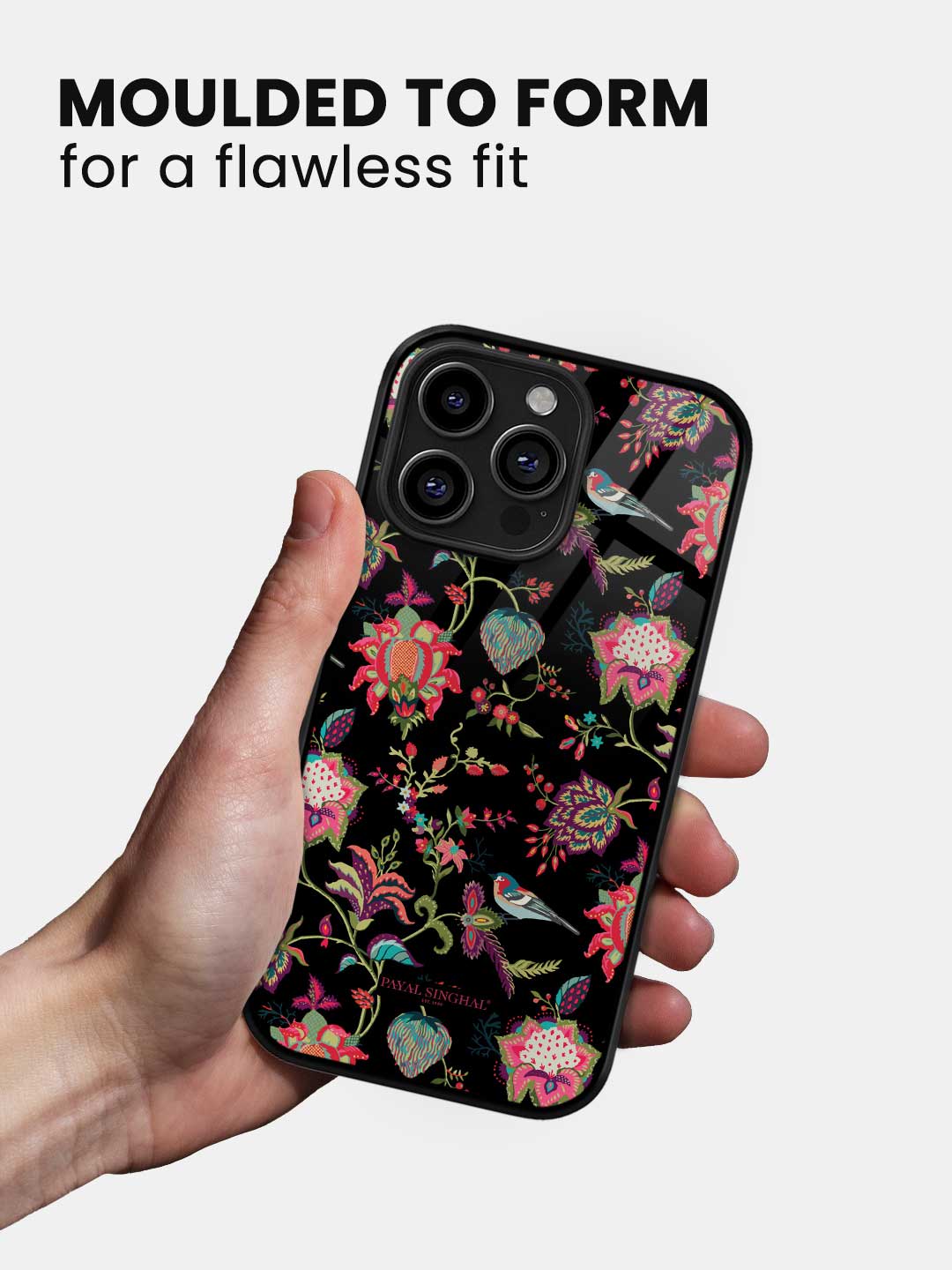 Payal Singhal Chidiya Black - iPhone 13 Pro Glass Cover