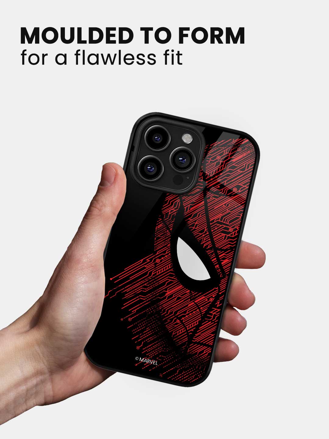 Sketch Out Spider Man - iPhone 13 Pro Glass Cover
