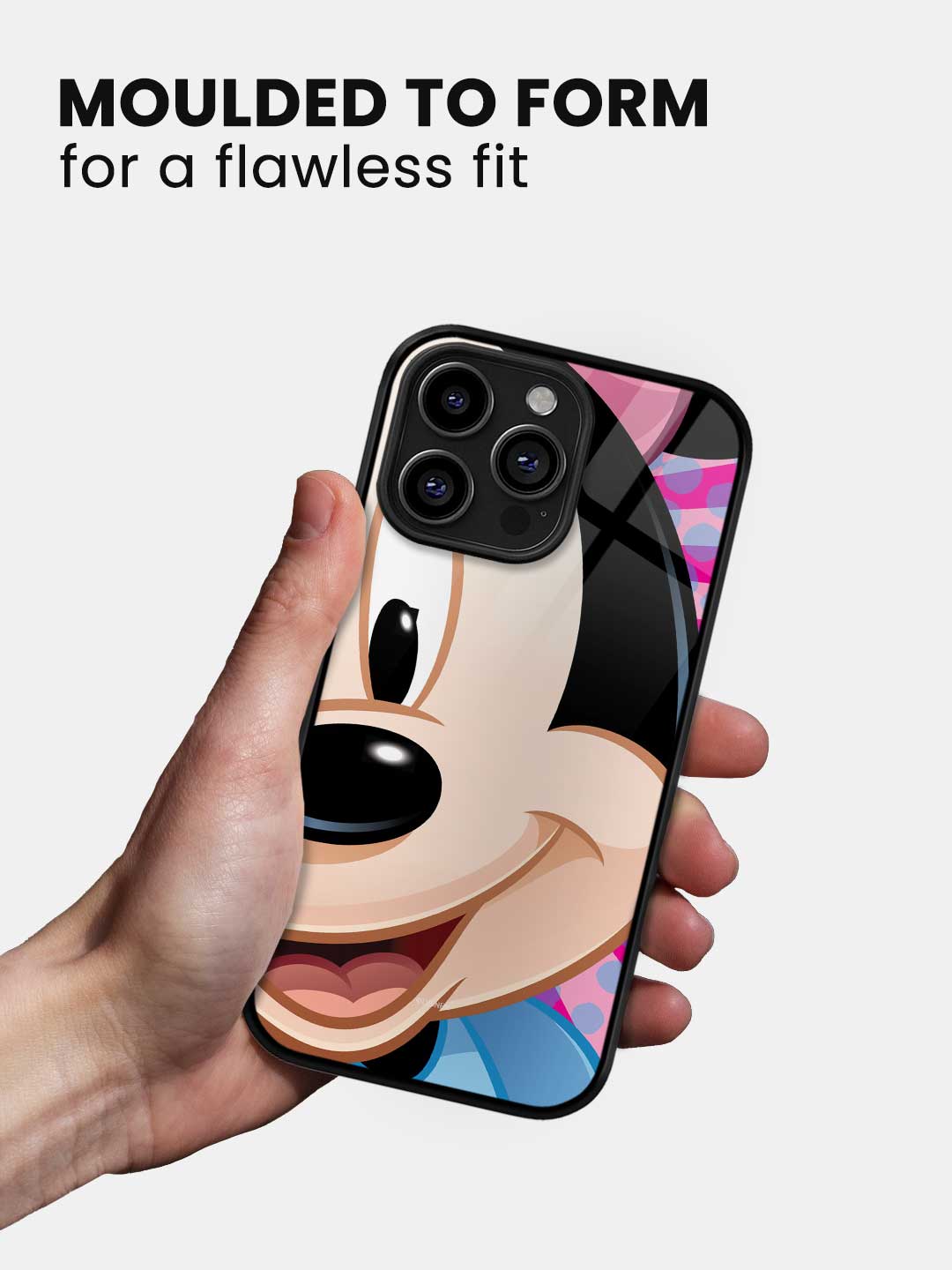 Zoom Up Minnie - iPhone 13 Pro Glass Cover