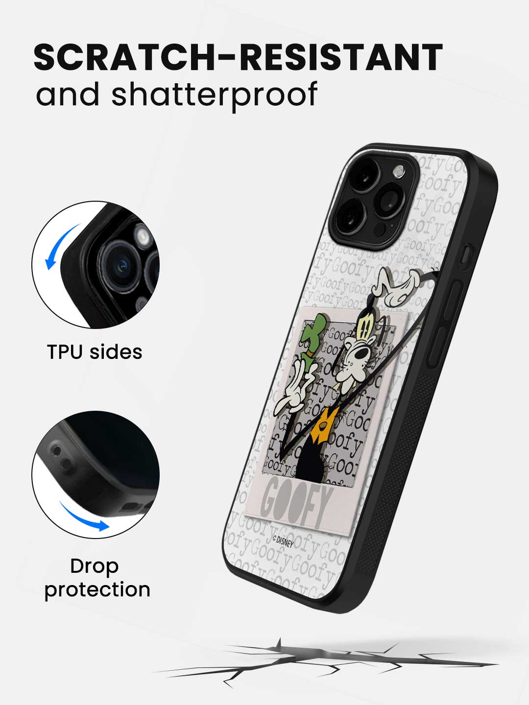 Hello Mr Goofy - iPhone 13 Pro Glass Cover