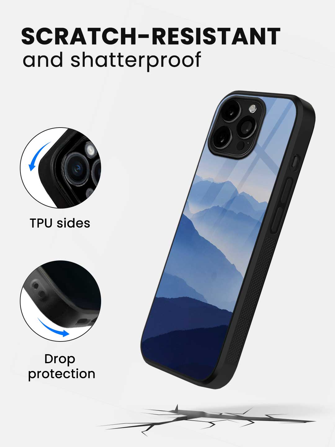 The High Mountains - iPhone 13 Pro Glass Cover