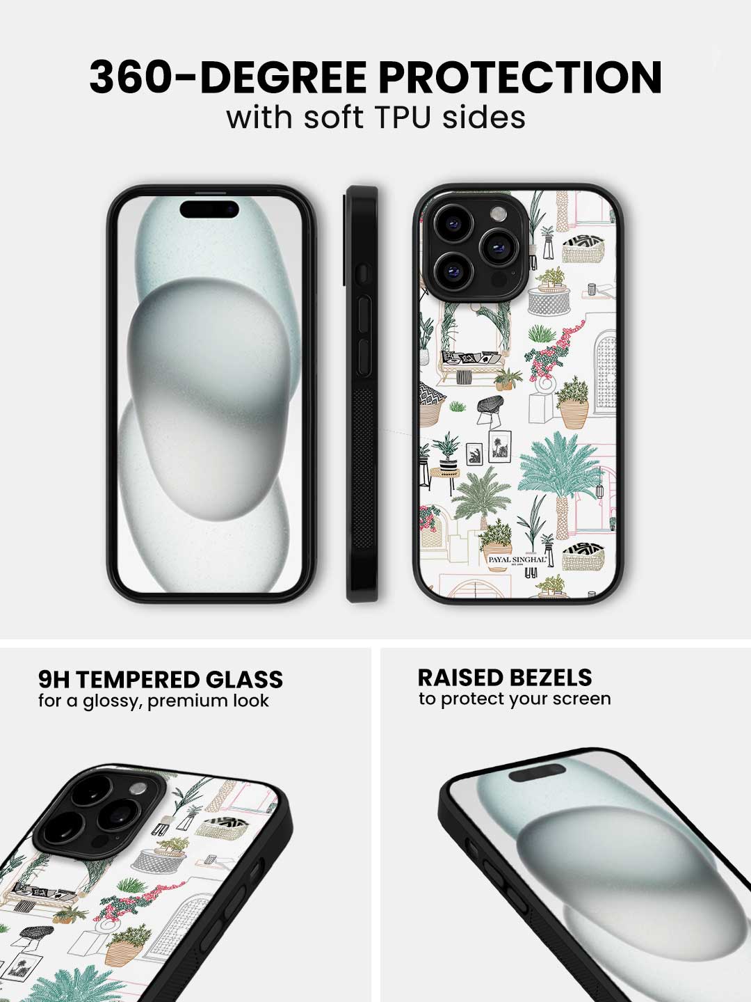 Payal Singhal Cafe Morrocco - iPhone 13 Pro Glass Cover