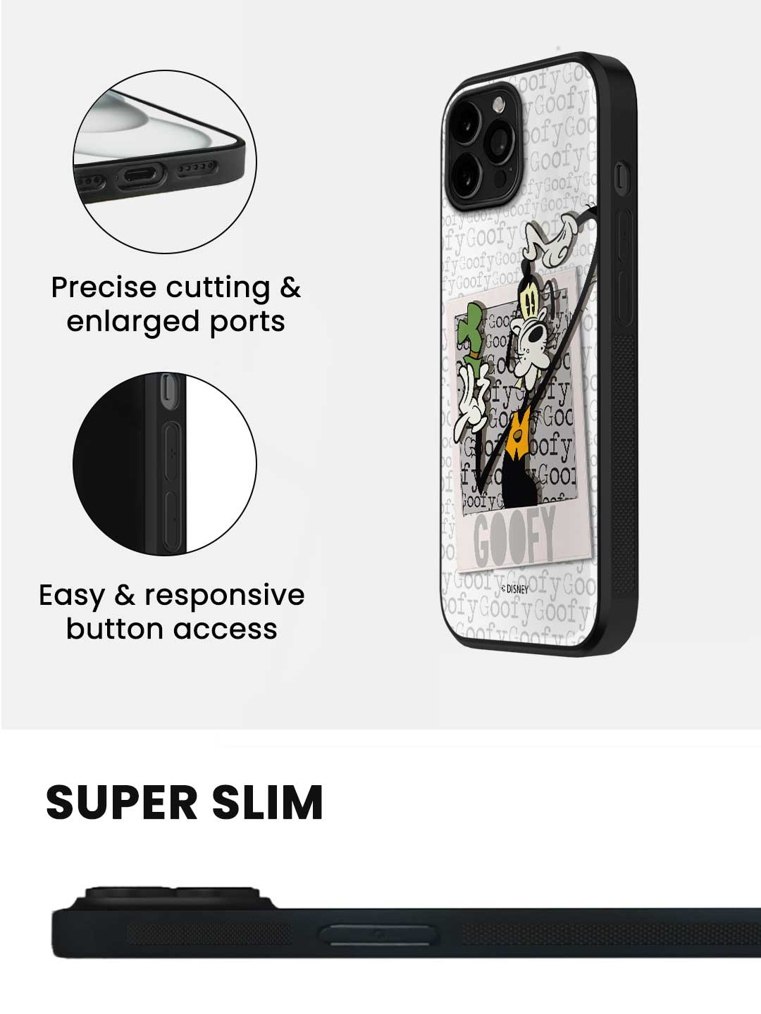 Hello Mr Goofy - iPhone 13 Pro Glass Cover