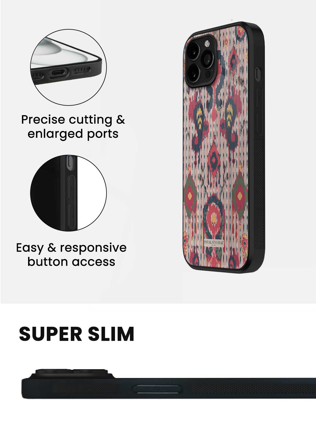 Payal Singhal Ikat Tribe Big - iPhone 13 Pro Glass Cover