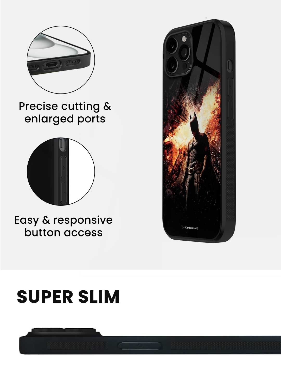 The Dark Knight Rises - iPhone 13 Pro Glass Cover