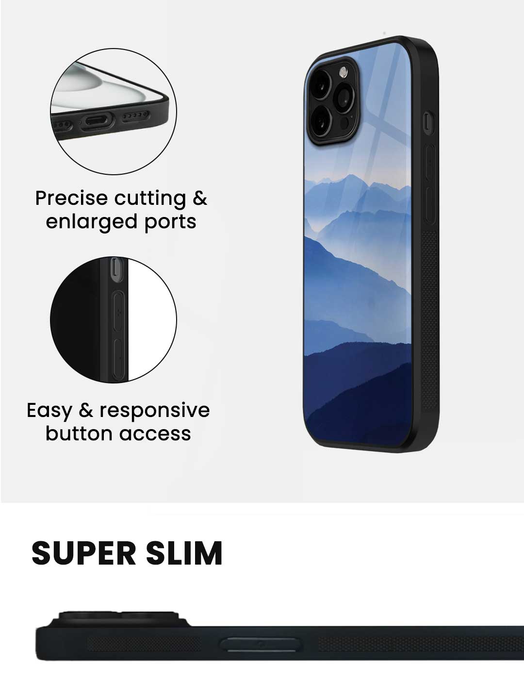 The High Mountains - iPhone 13 Pro Glass Cover