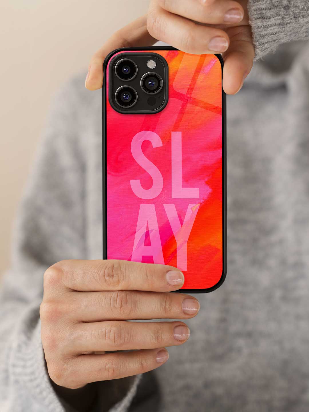 Slay Pink - iPhone 13 Pro Glass Cover