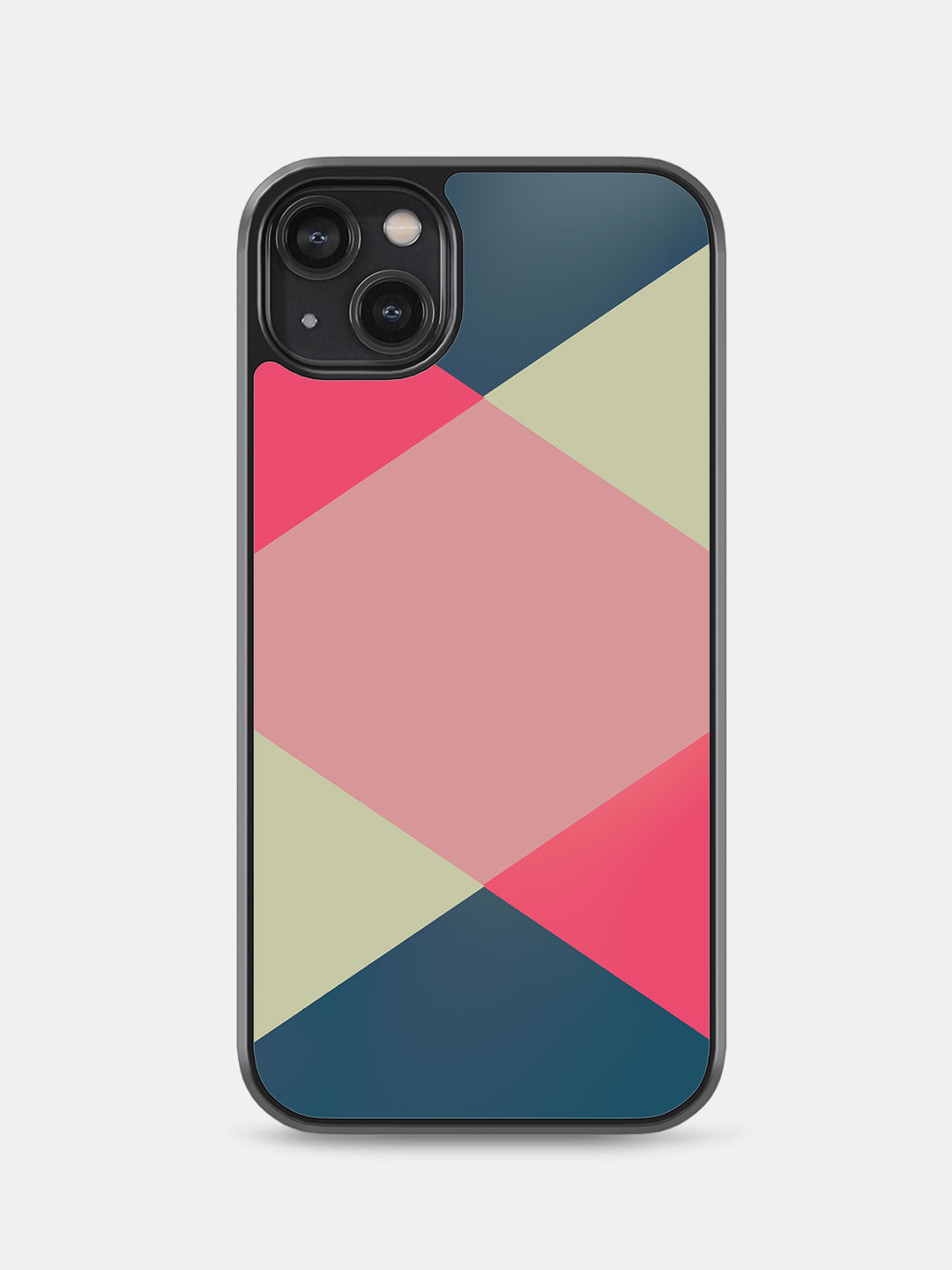 Criss Cross Teal - iPhone 14 Plus Cover