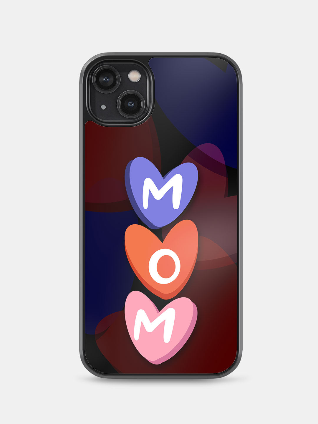Heart Mom - iPhone 14 Plus Bumper Cover
