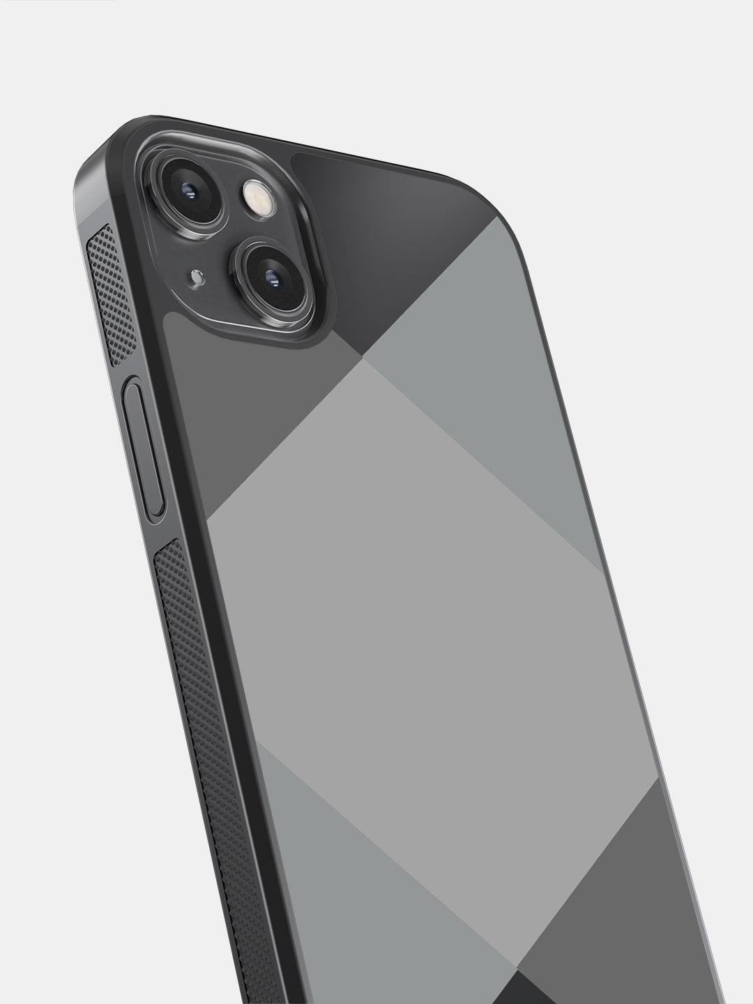 Criss Cross Grey - iPhone 14 Plus Bumper Cover