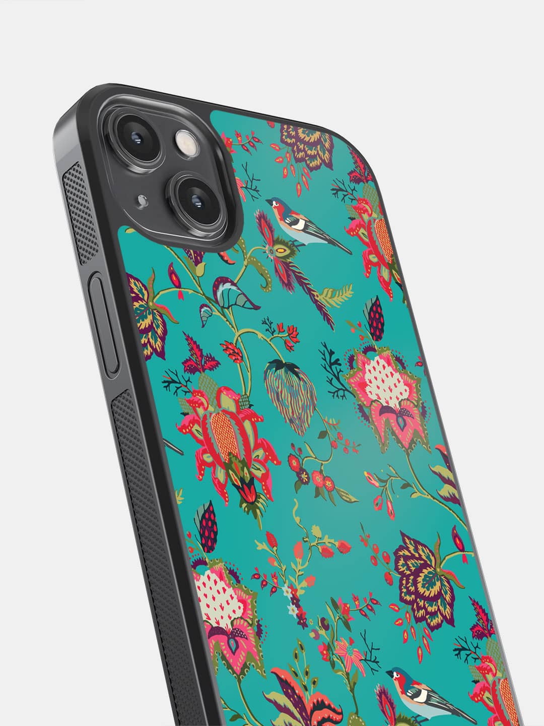 Payal Singhal Chidiya Teal - iPhone 14 Plus Bumper Cover