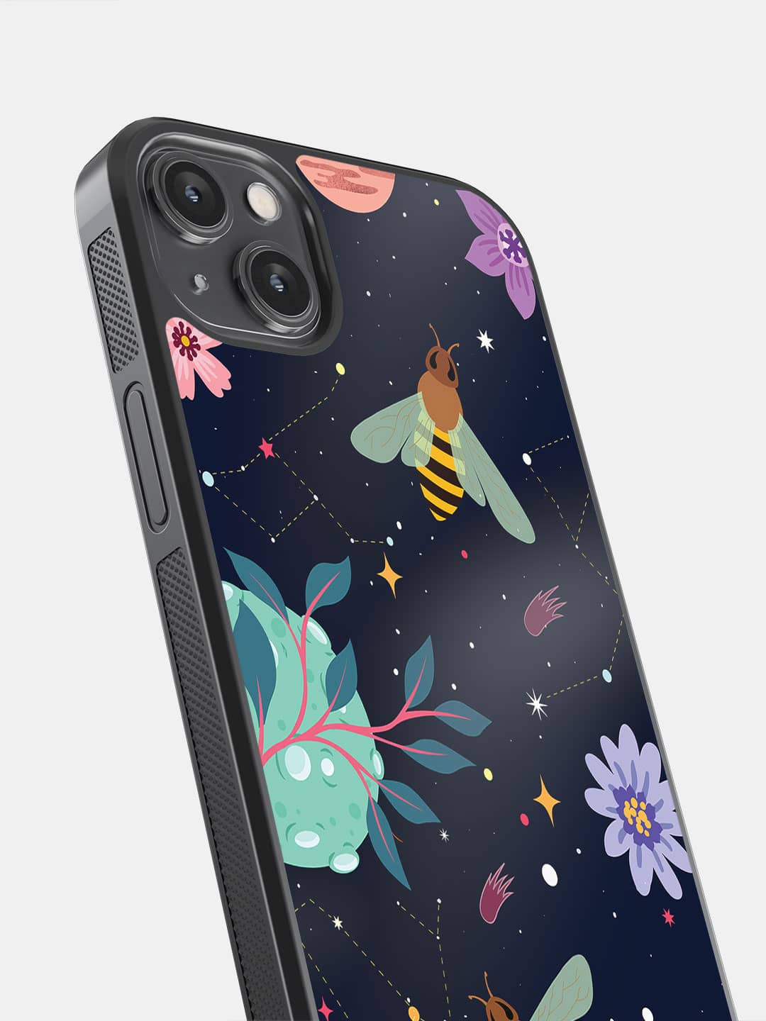 Space Bees - iPhone 14 Plus Bumper Cover