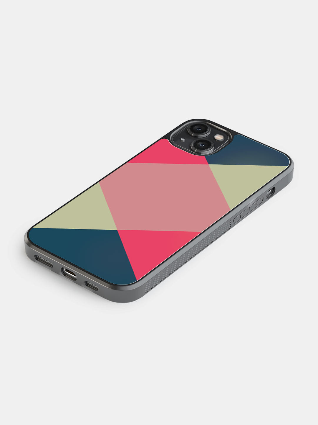 Criss Cross Teal - iPhone 14 Plus Cover