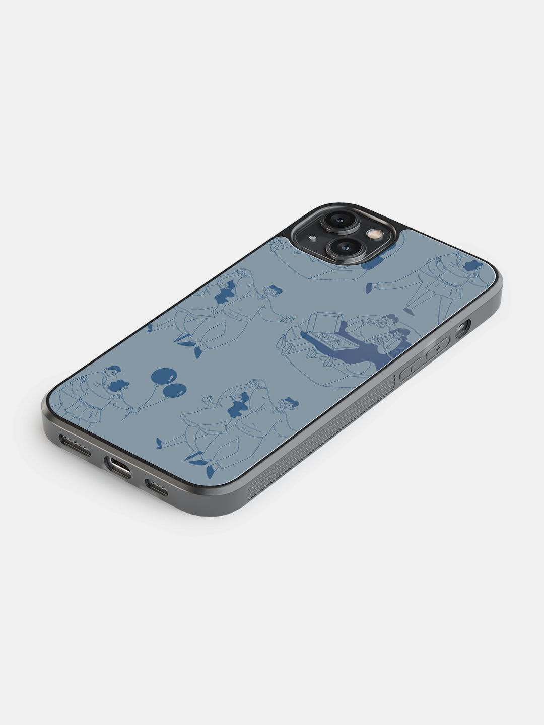 Love Tale Grey - iPhone 14 Plus Bumper Cover