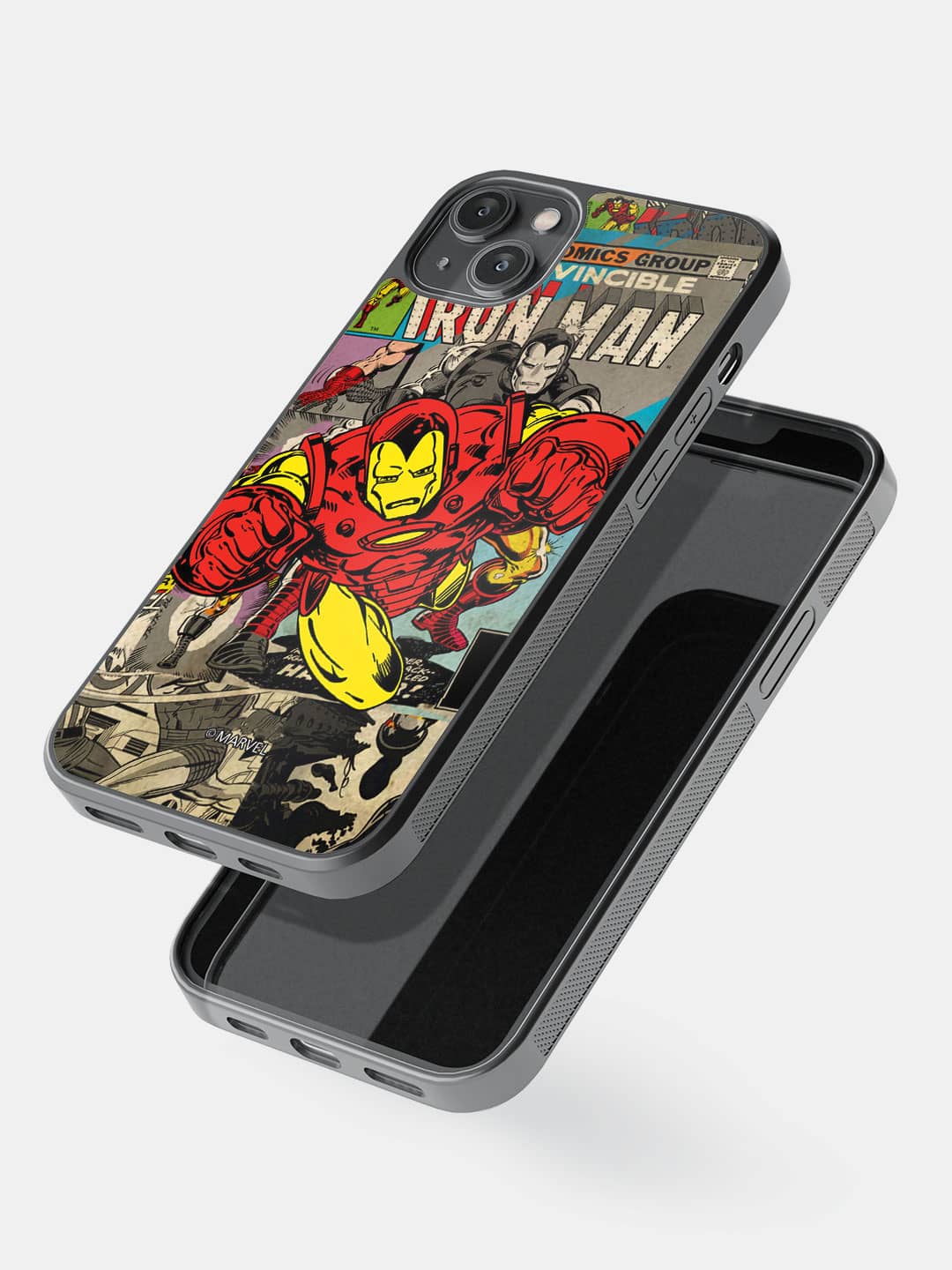 Comic Iron Man - iPhone 14 Plus Cover