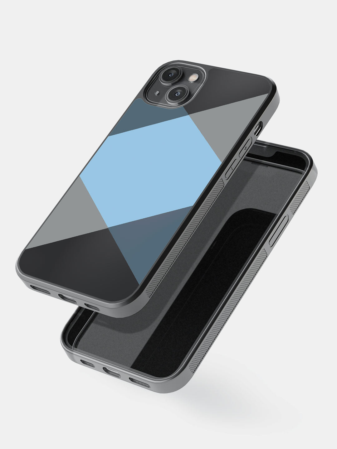 Criss Cross Blue - iPhone 14 Plus Cover