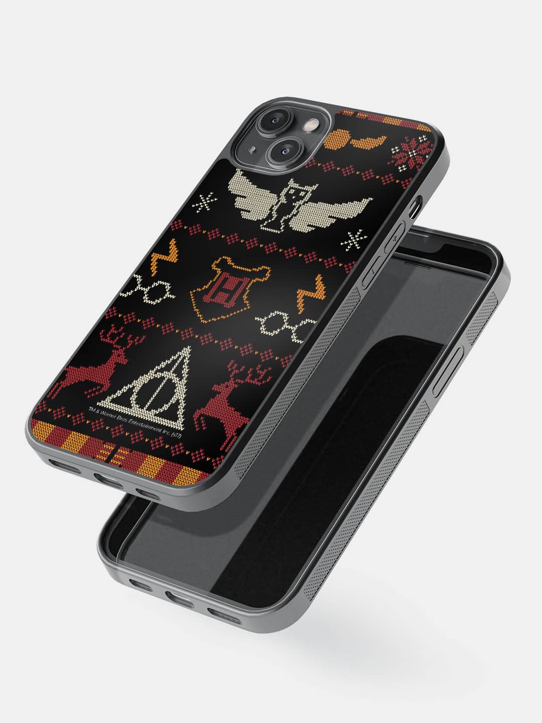 Harry Potter Christmas Pattern - iPhone 14 Plus Bumper Cover