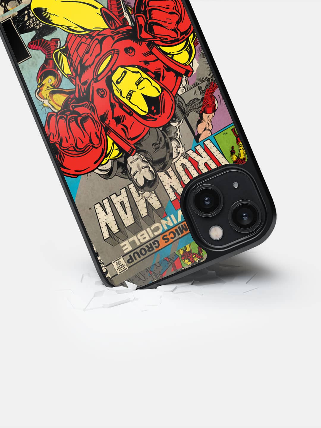 Comic Iron Man - iPhone 14 Plus Cover