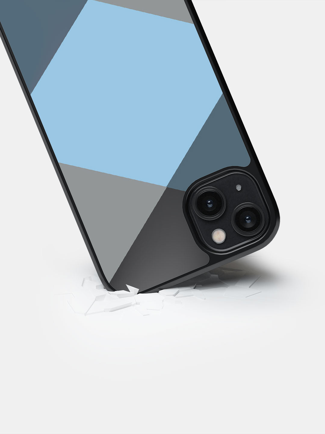 Criss Cross Blue - iPhone 14 Plus Cover