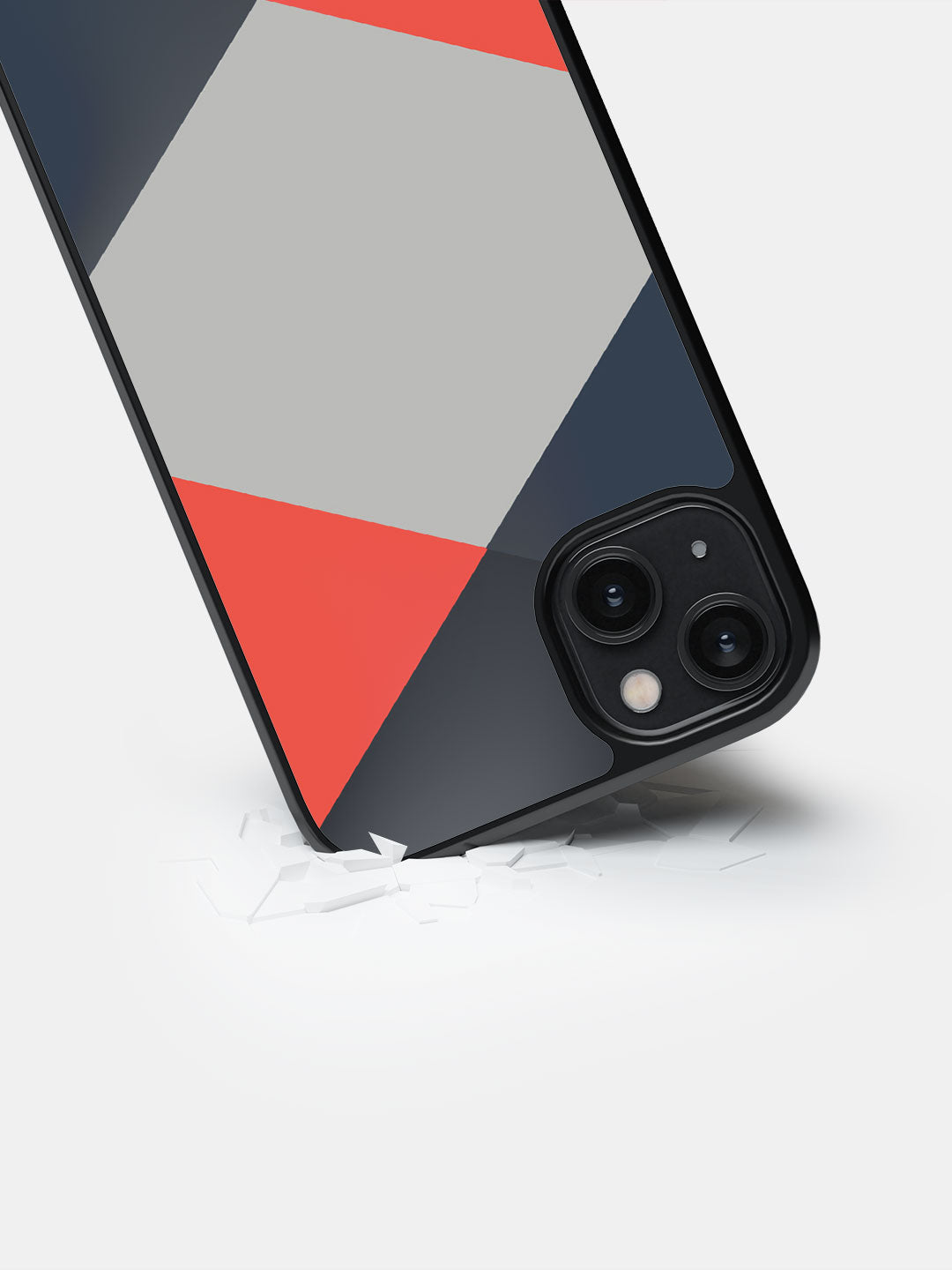 Criss Cross Coral - iPhone 14 Plus Cover