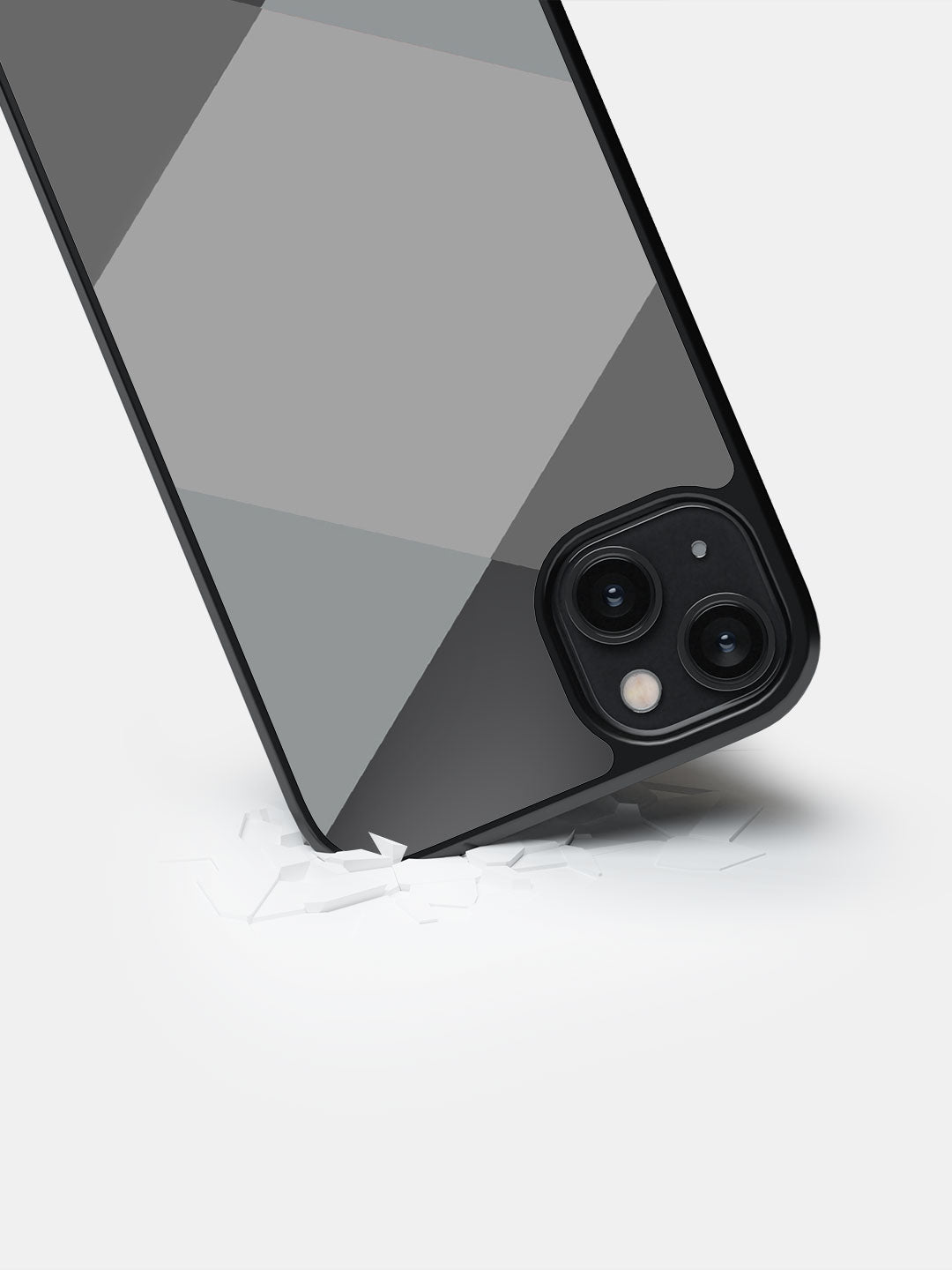 Criss Cross Grey - iPhone 14 Plus Bumper Cover