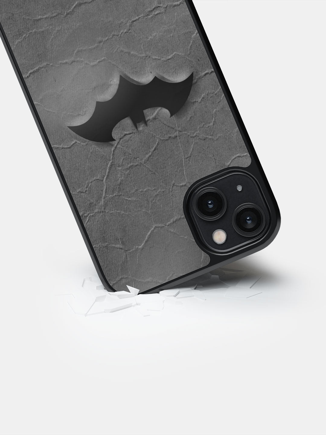 Fade Out Batman - iPhone 14 Plus Bumper Cover