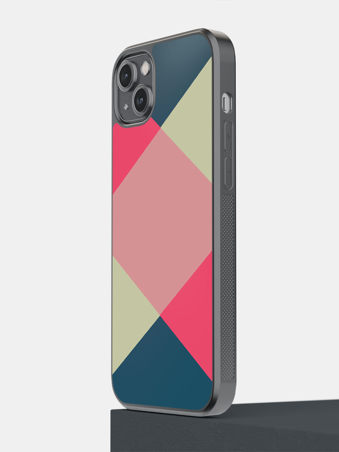 Criss Cross Teal - iPhone 14 Plus Cover