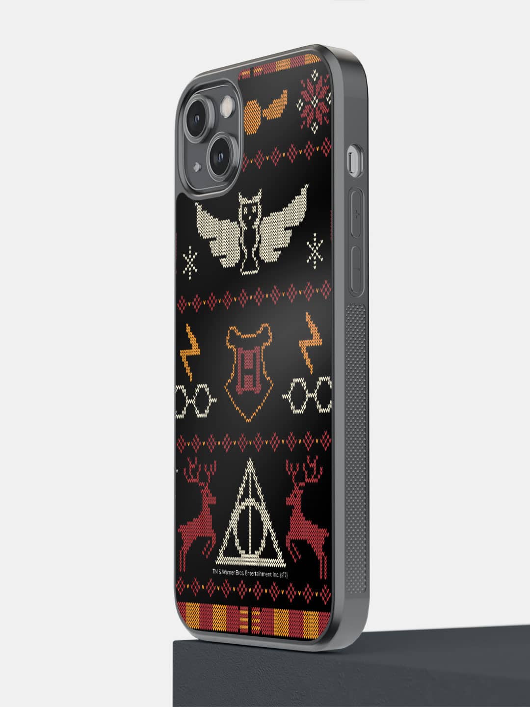 Harry Potter Christmas Pattern - iPhone 14 Plus Bumper Cover