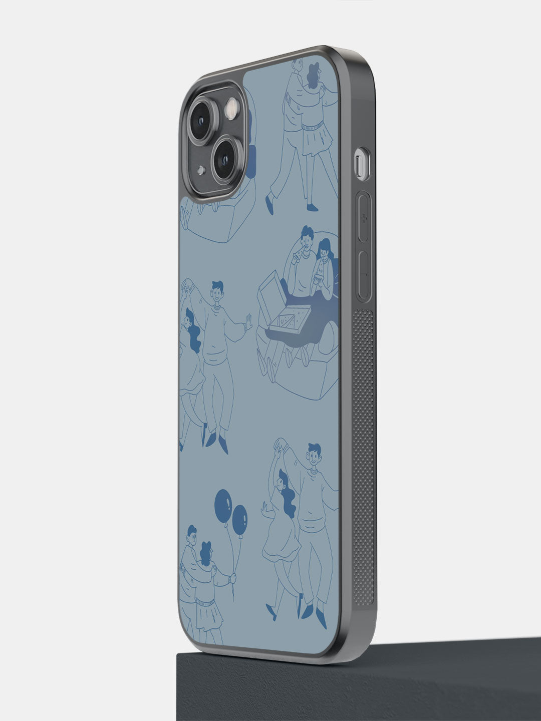 Love Tale Grey - iPhone 14 Plus Bumper Cover