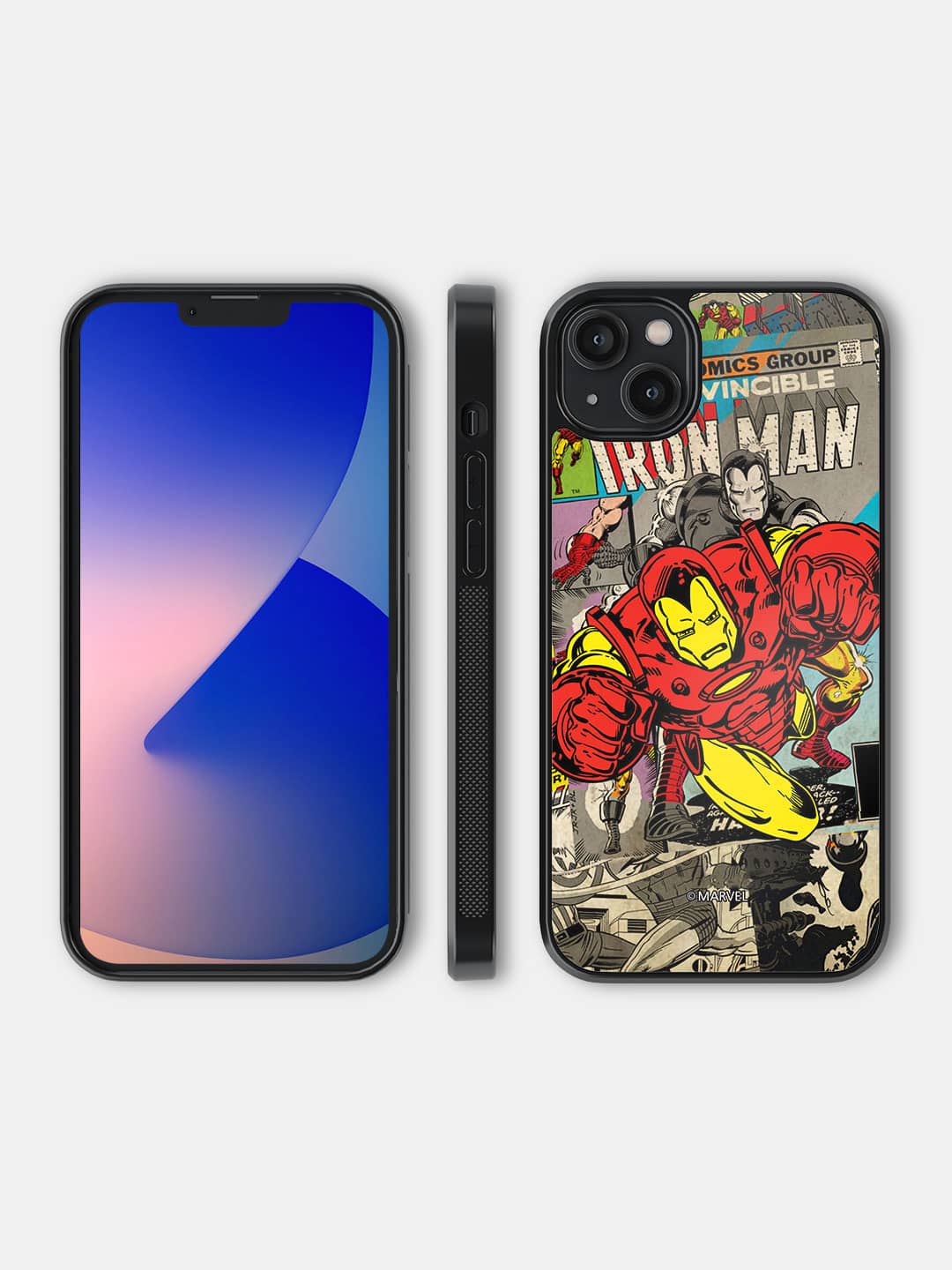 Comic Iron Man - iPhone 14 Plus Cover