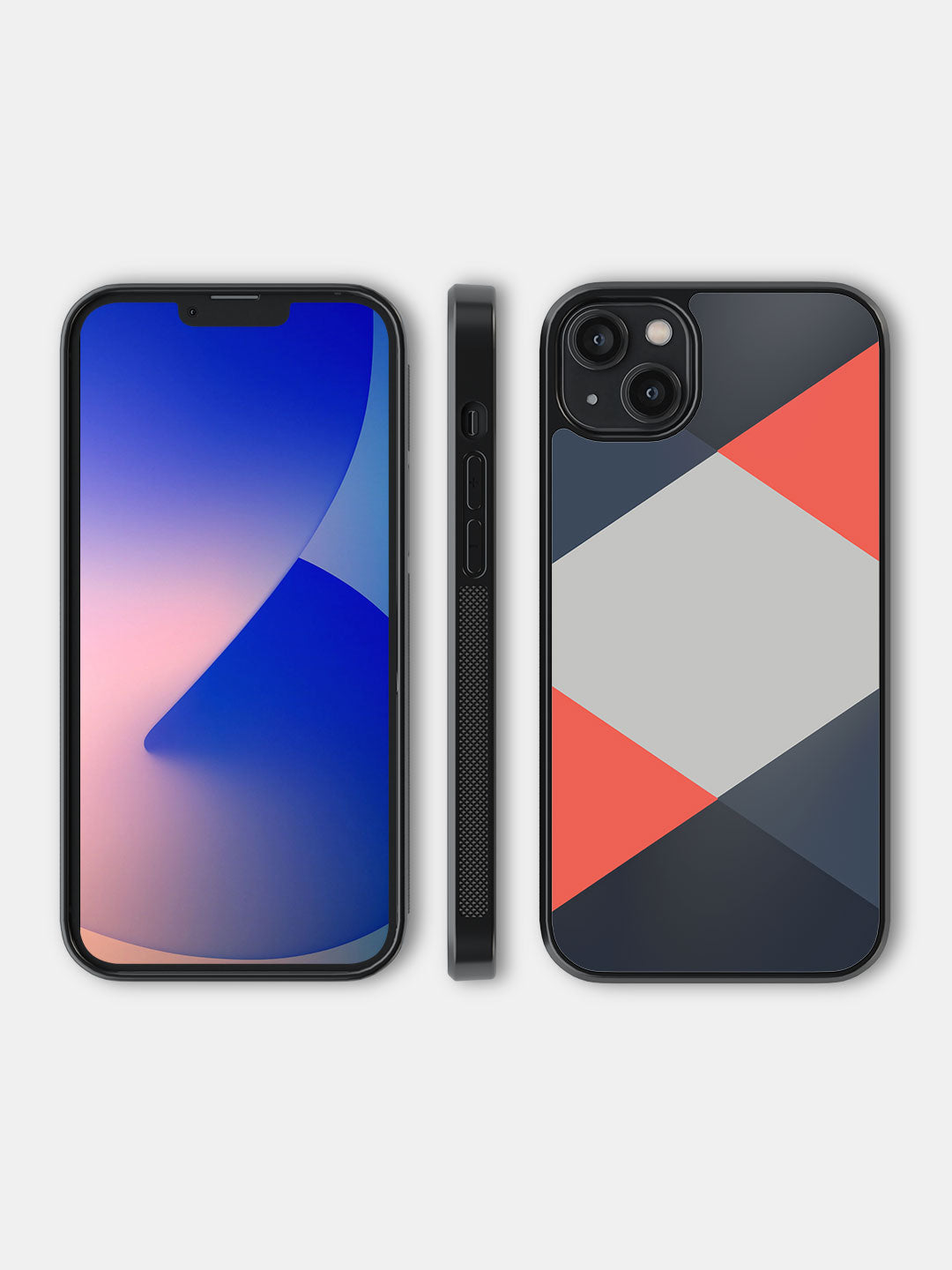 Criss Cross Coral - iPhone 14 Plus Cover