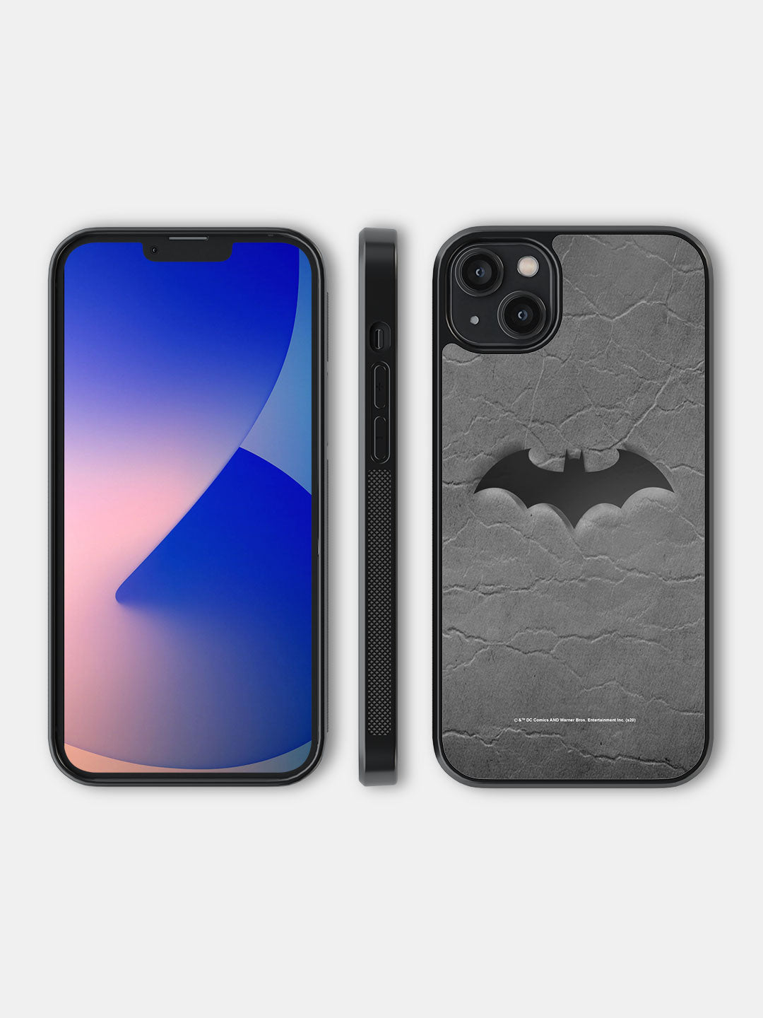 Fade Out Batman - iPhone 14 Plus Bumper Cover