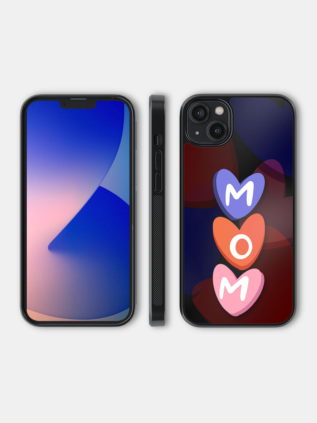 Heart Mom - iPhone 14 Plus Bumper Cover