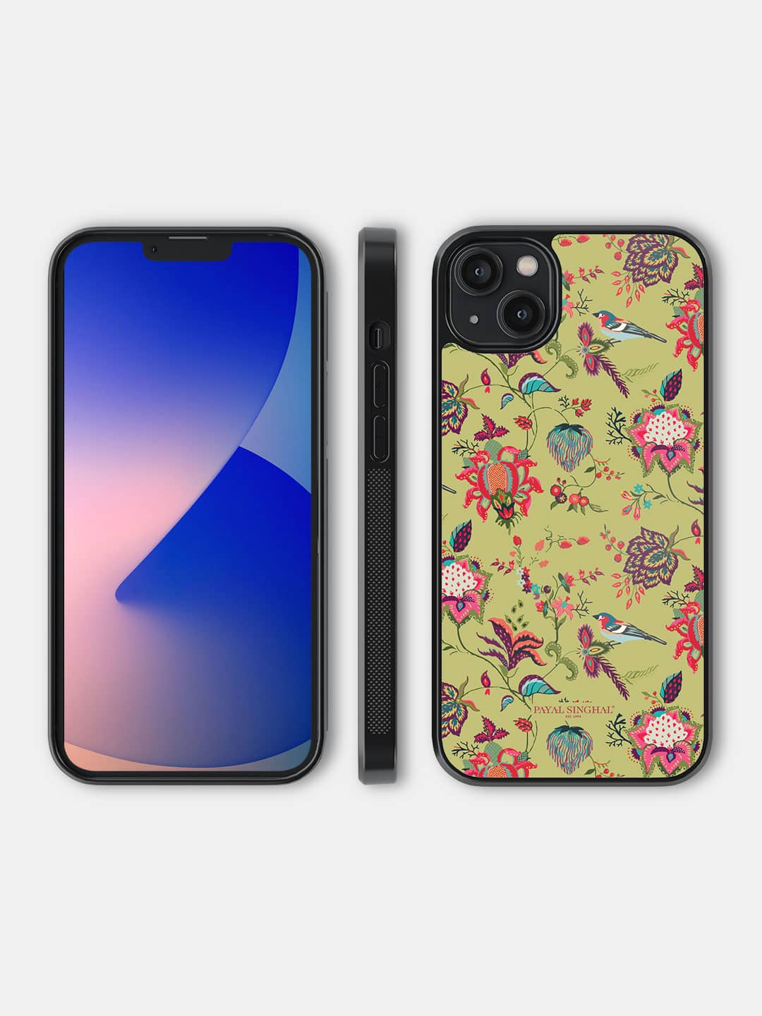 Payal Singhal Chidiya Olive - iPhone 14 Plus Bumper Cover