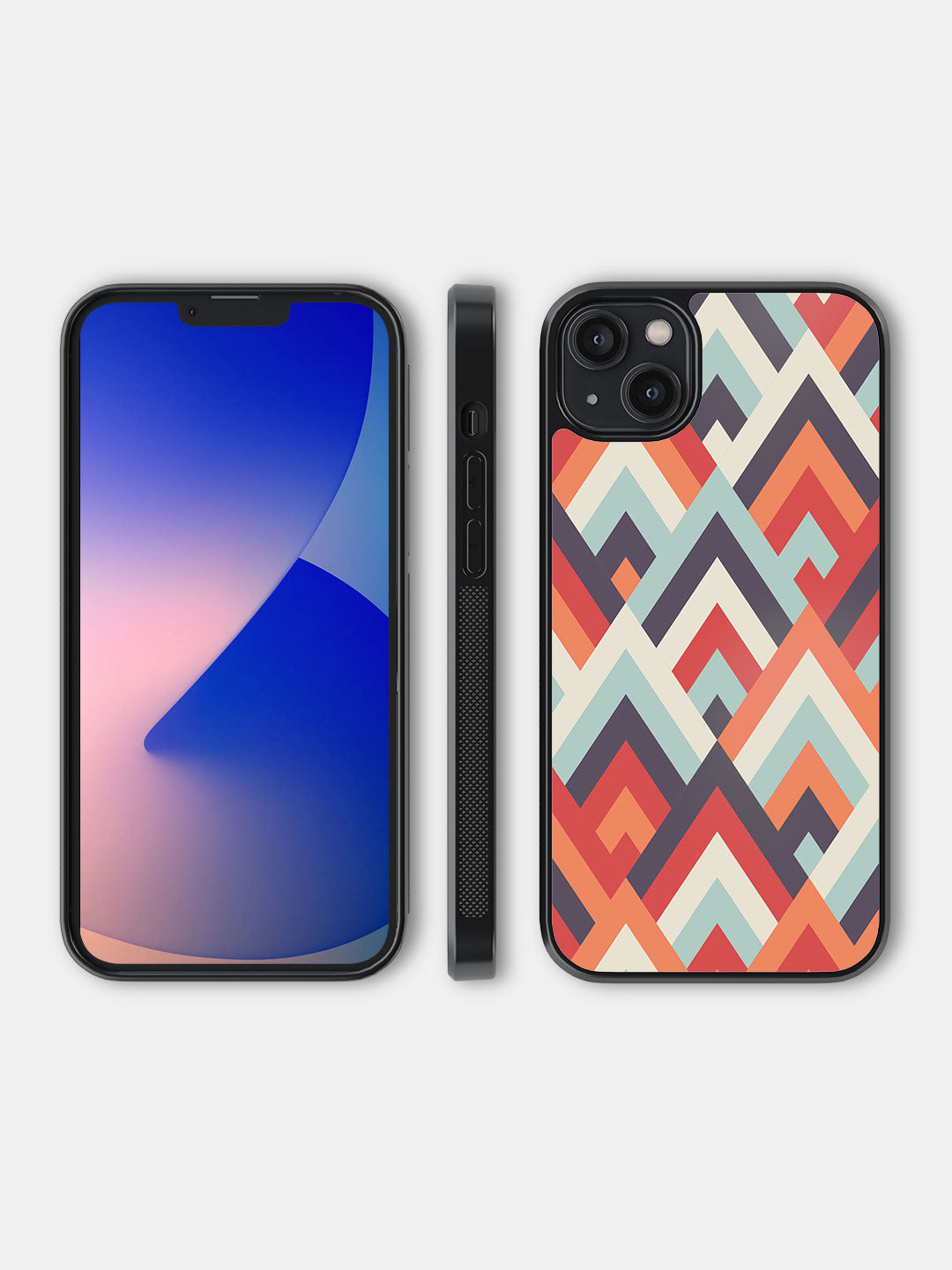 Symmetric Chevron - iPhone 14 Plus Cover