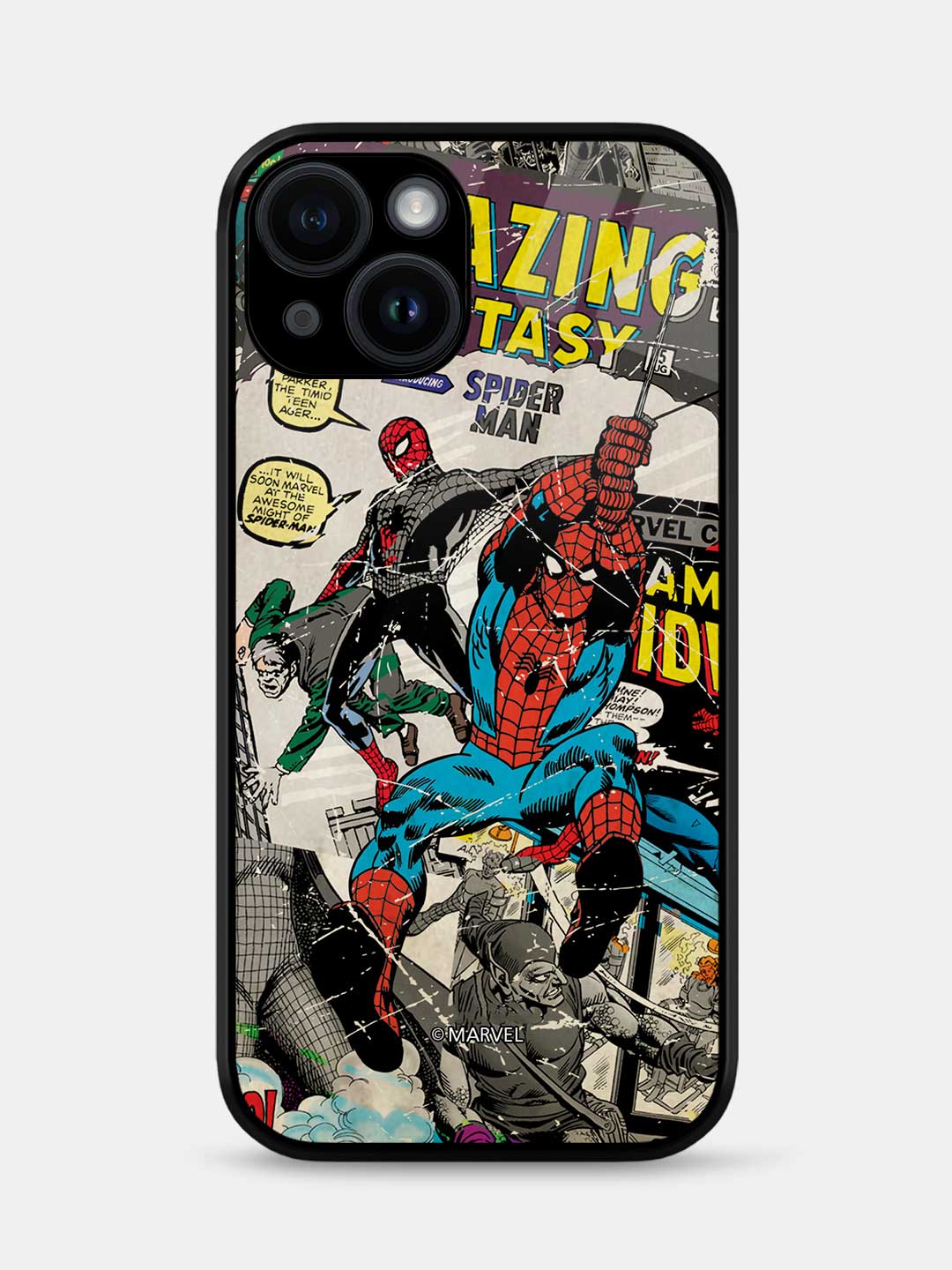 Comic Spidey - iPhone 14 Plus Glass Cover