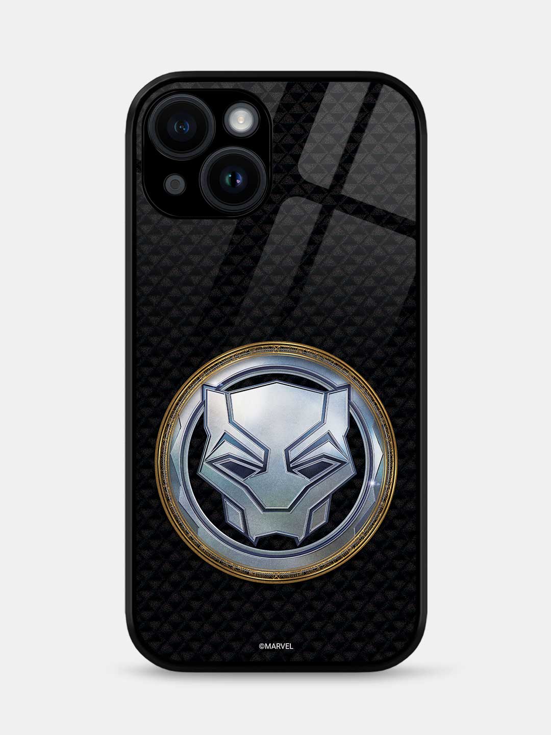Wakanda Forever Vibranium Gold - iPhone 15 Plus Glass Cover