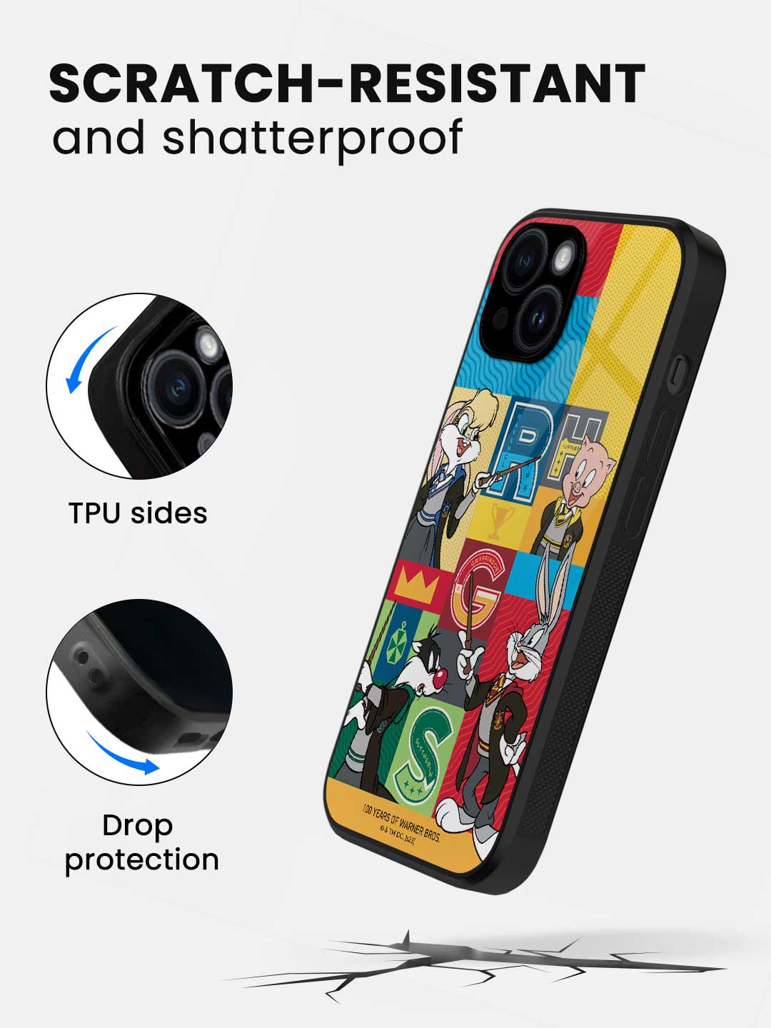 Harry potter Shuffle - iPhone 15 Plus Glass Cover
