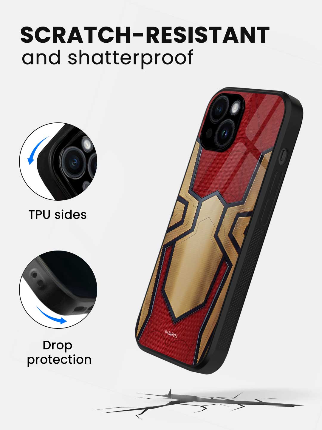 Integrated Spider Logo - iPhone 14 Plus Glass Cover