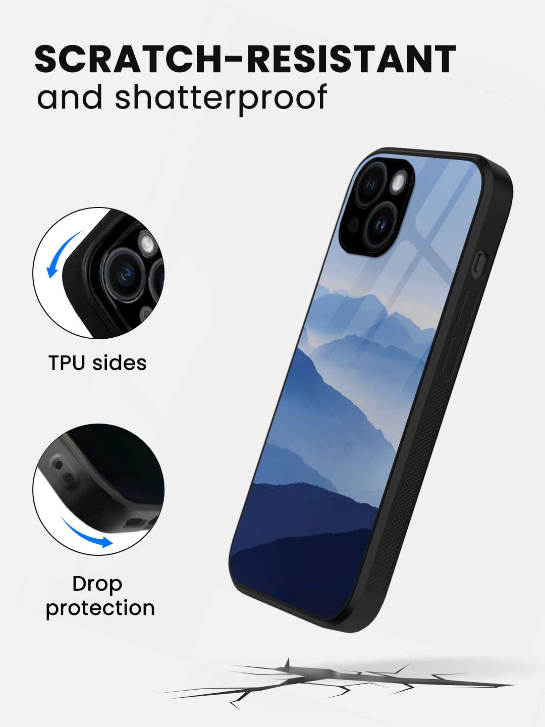 The High Mountains - iPhone 14 Plus Glass Cover