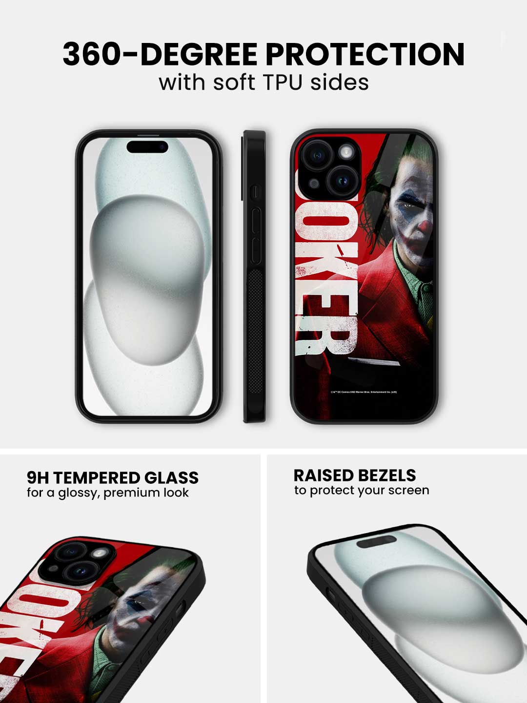 Clown Prince - iPhone 15 Plus Glass Cover