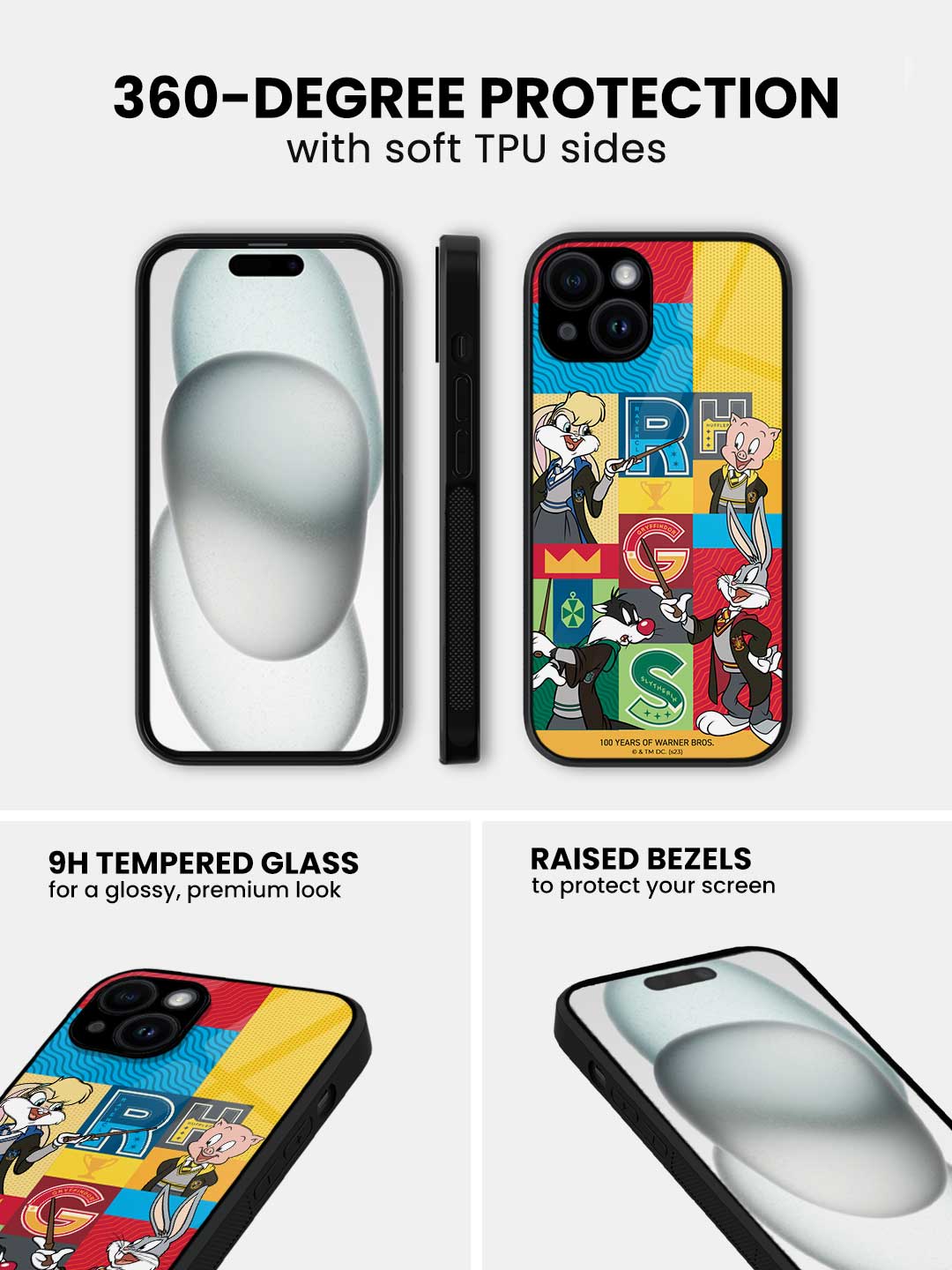 Harry potter Shuffle - iPhone 15 Plus Glass Cover