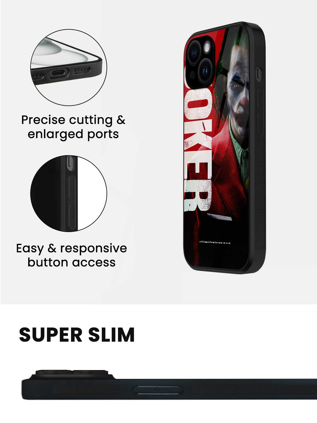 Clown Prince - iPhone 15 Plus Glass Cover