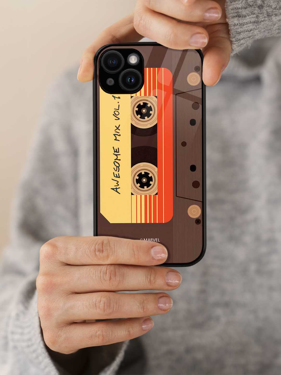 Awesome Mix Tape - iPhone 15 Plus Glass Cover