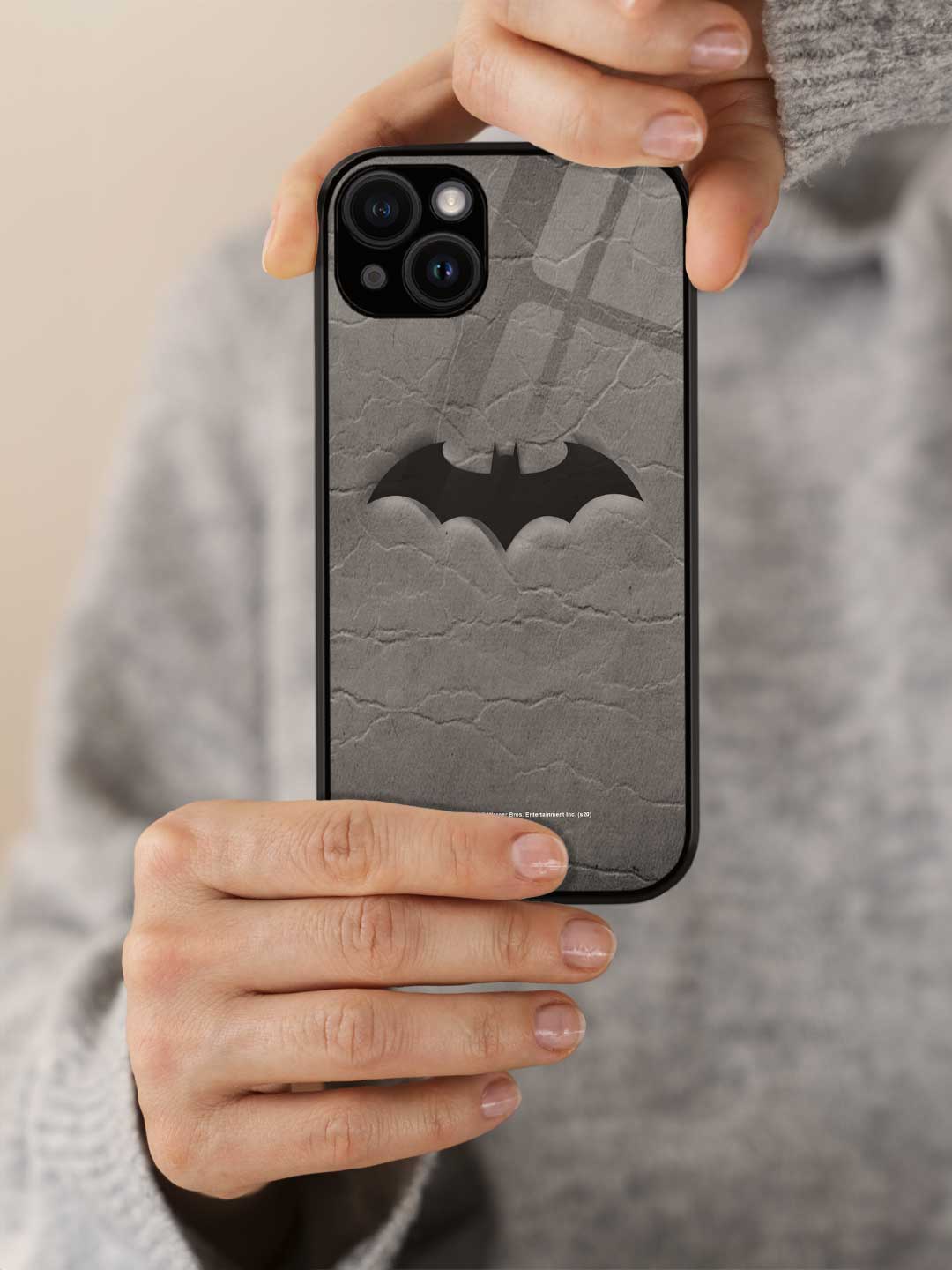 Fade Out Batman - iPhone 14 Plus Glass Cover