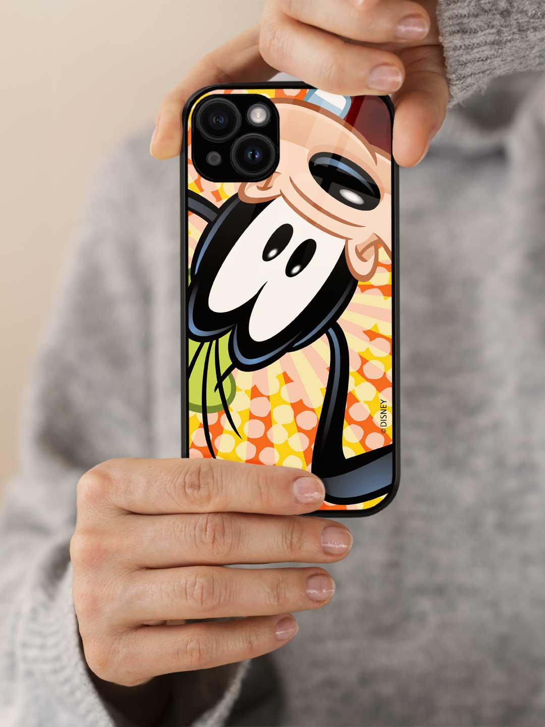 Goofy Upside Down - iPhone 14 Plus Glass Cover