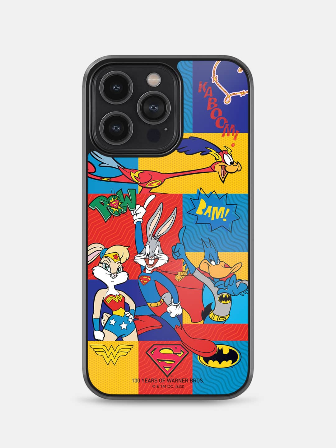Justice League Shuffle - iPhone 14 Pro Max Bumper Cover
