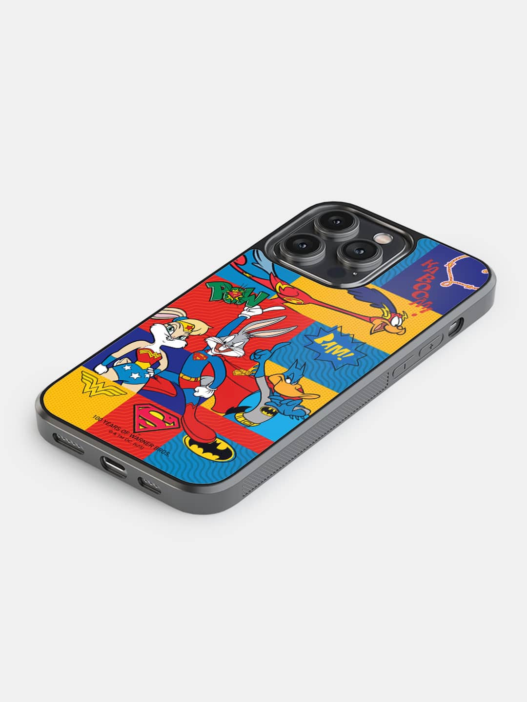 Justice League Shuffle - iPhone 14 Pro Max Bumper Cover
