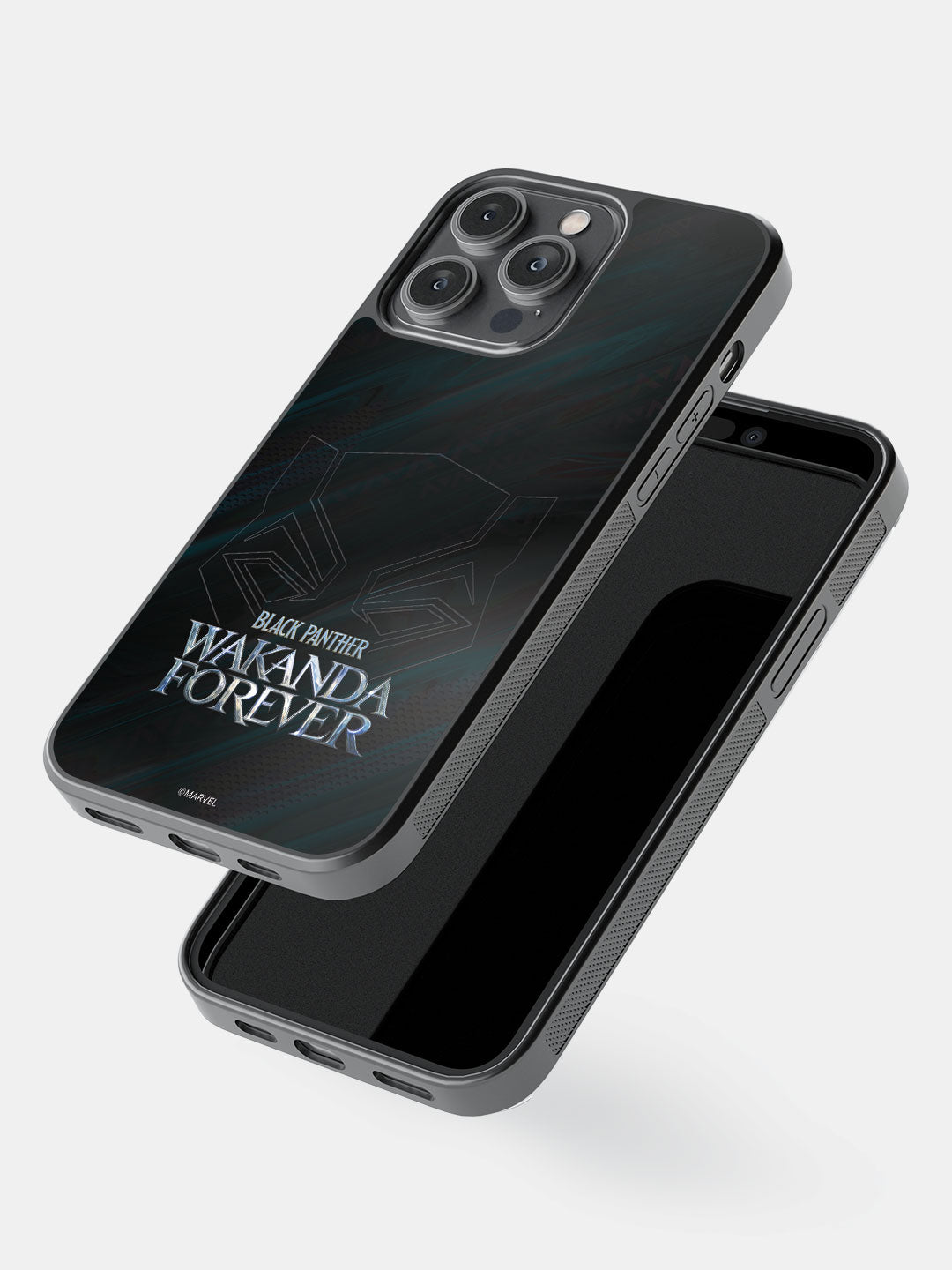 Wakanda Forever Logo Grey - iPhone 14 Pro Max Cover